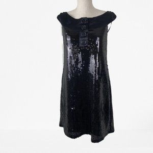 Alexia Admor Sequin Black Dress Size Small